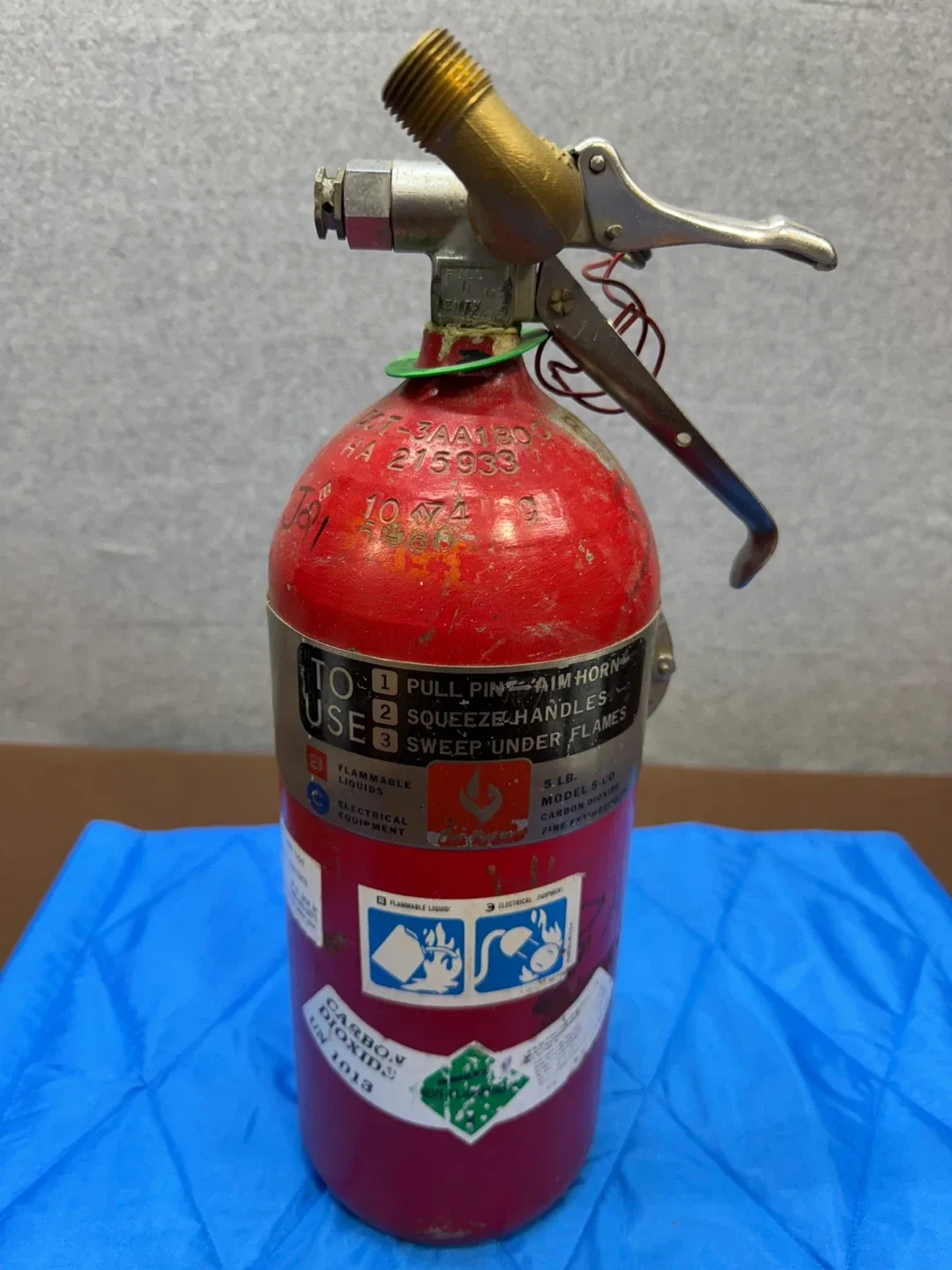 Vintage Fire Extinguisher Collectible 1974