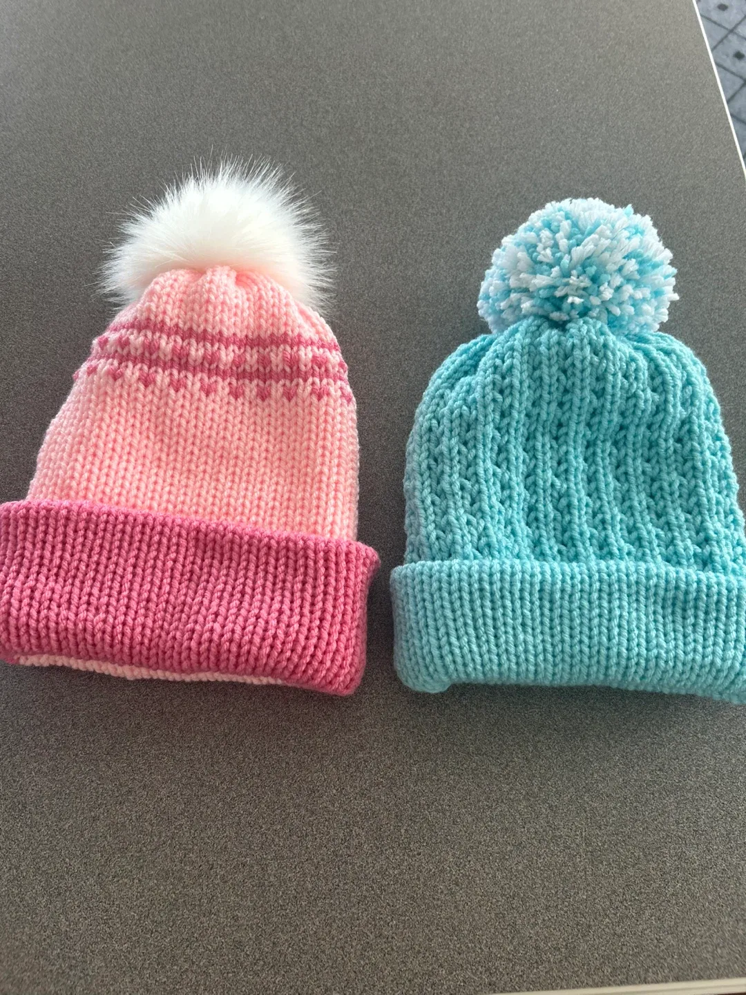 Handmade Knitted Pom Beanies image indicator(9)