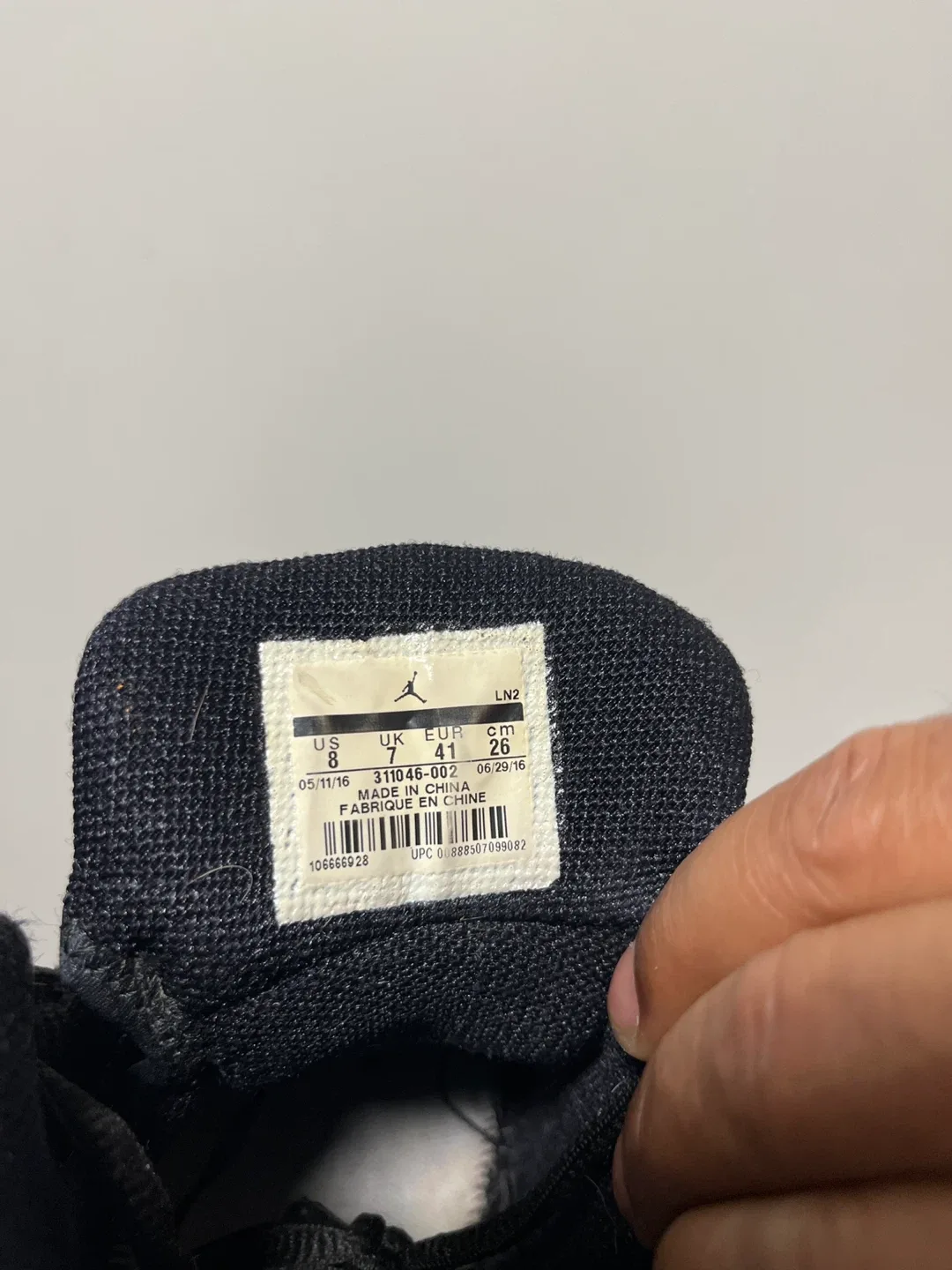 Jordan Flight 45 High Black US 8 image indicator(3)