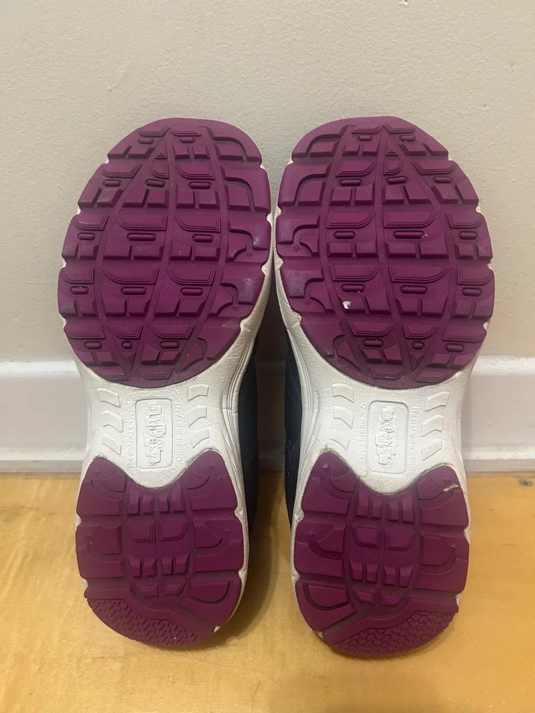 Black steel toe  Shoes with Purple Laces image indicator(6)