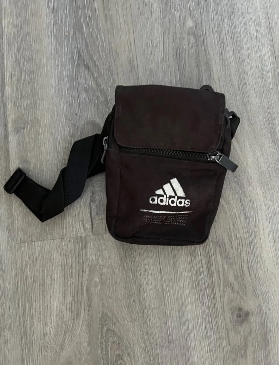 Adidas Black Crossbody Bag thumbnail