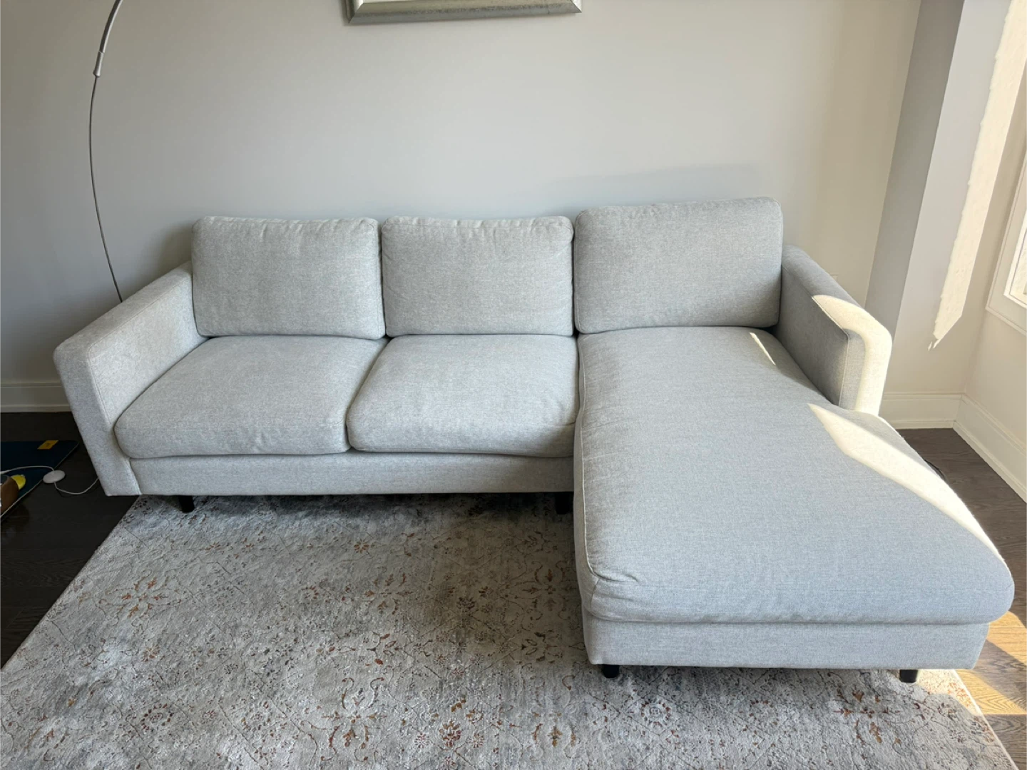 Light Gray Sectional Sofa