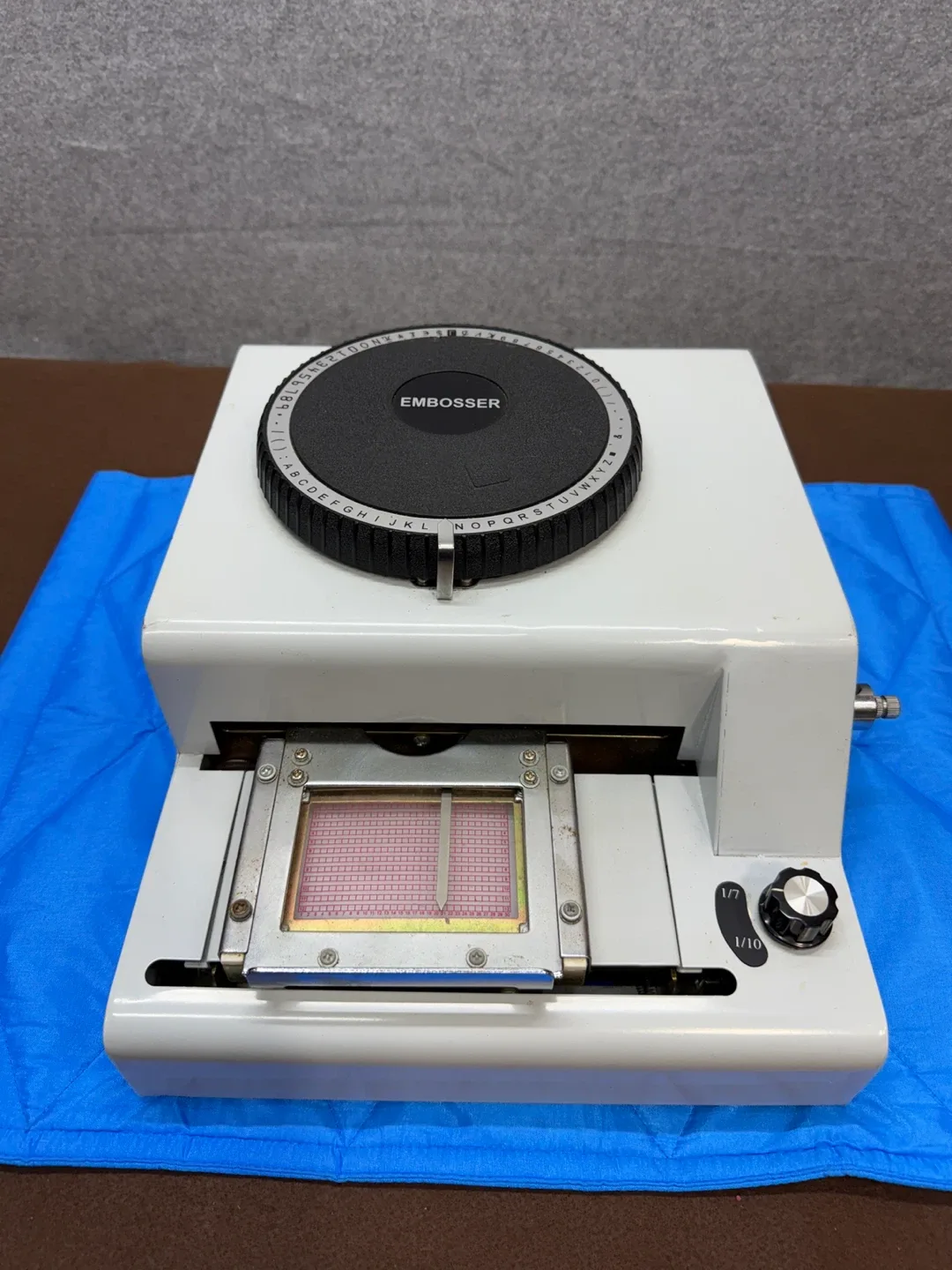 72 Character PVC Card Embosser – Card Personalization Machine