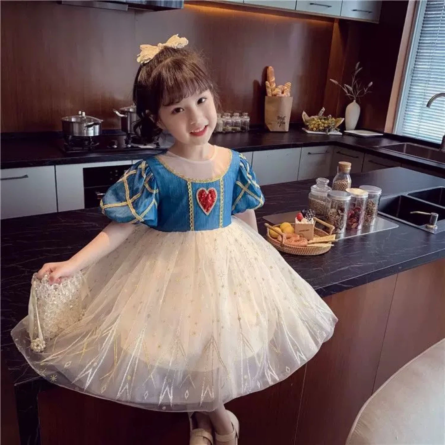 【Brand new】Snow White Dress-Age 3-5yrs