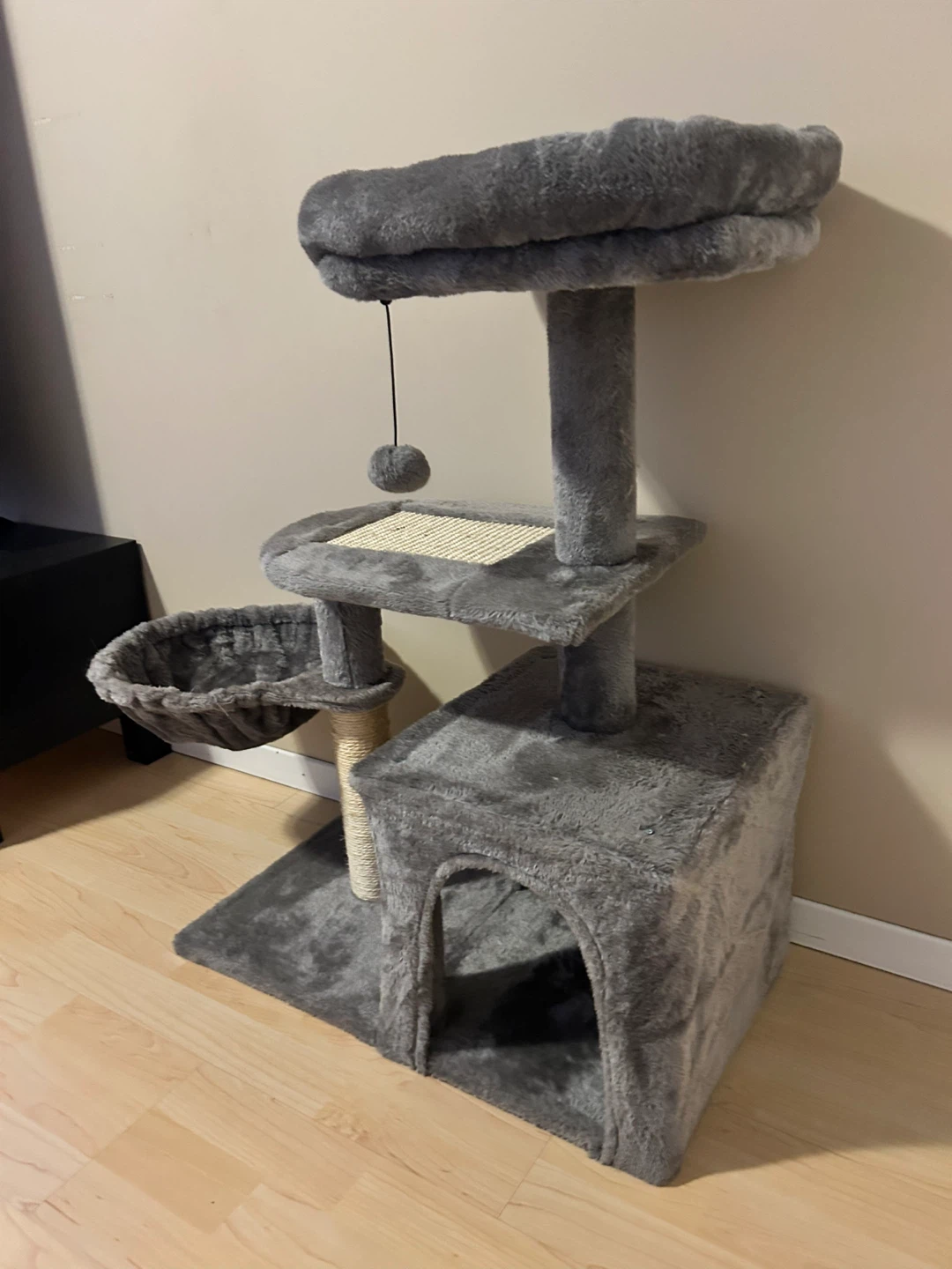 Cat tree - grey colour - photo 3