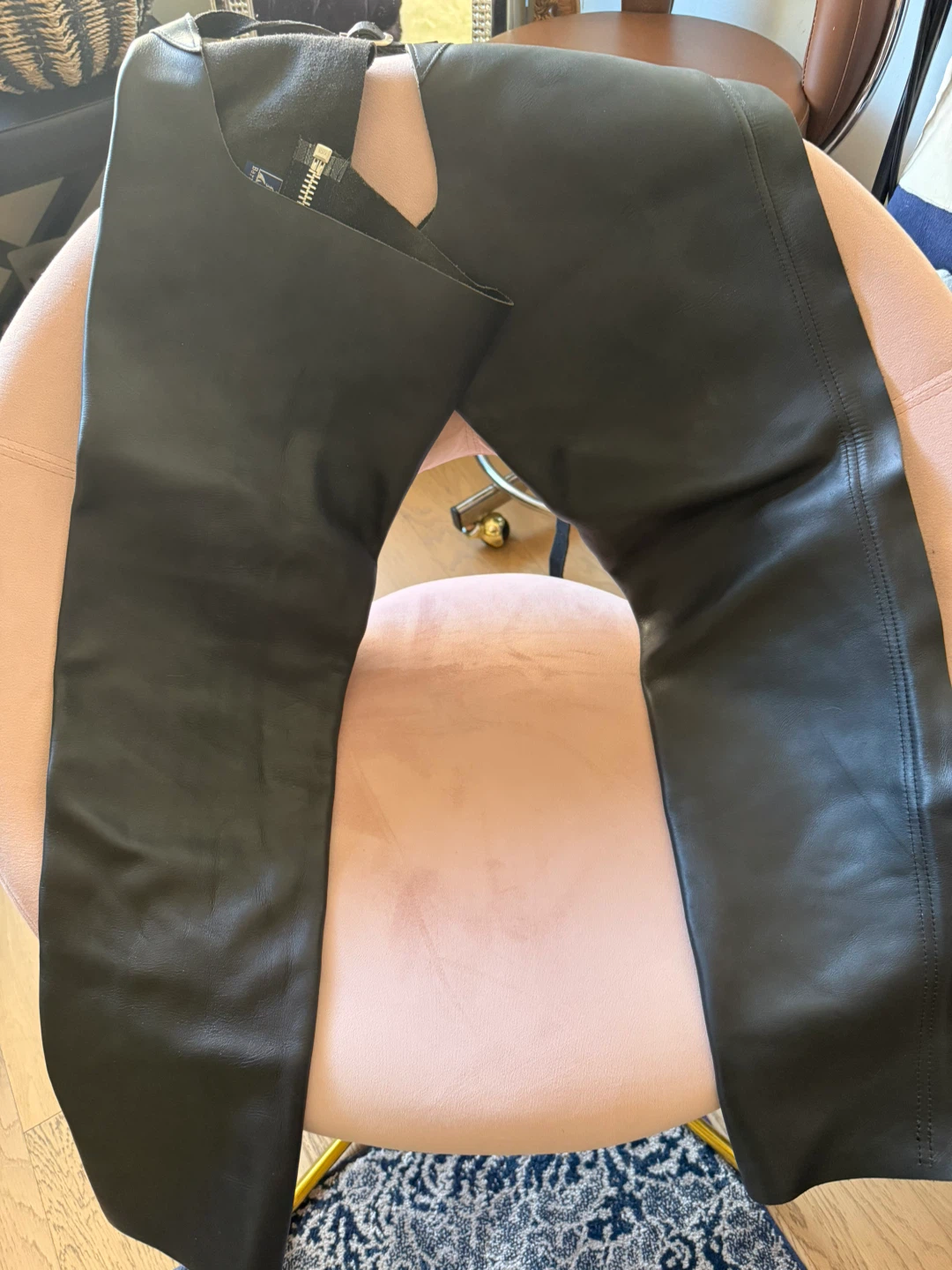 Leather Chaps - Black