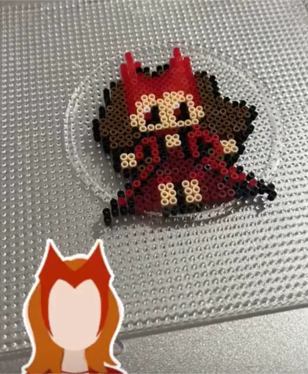 Handmade Perler Bead Character Keychains image indicator(7)