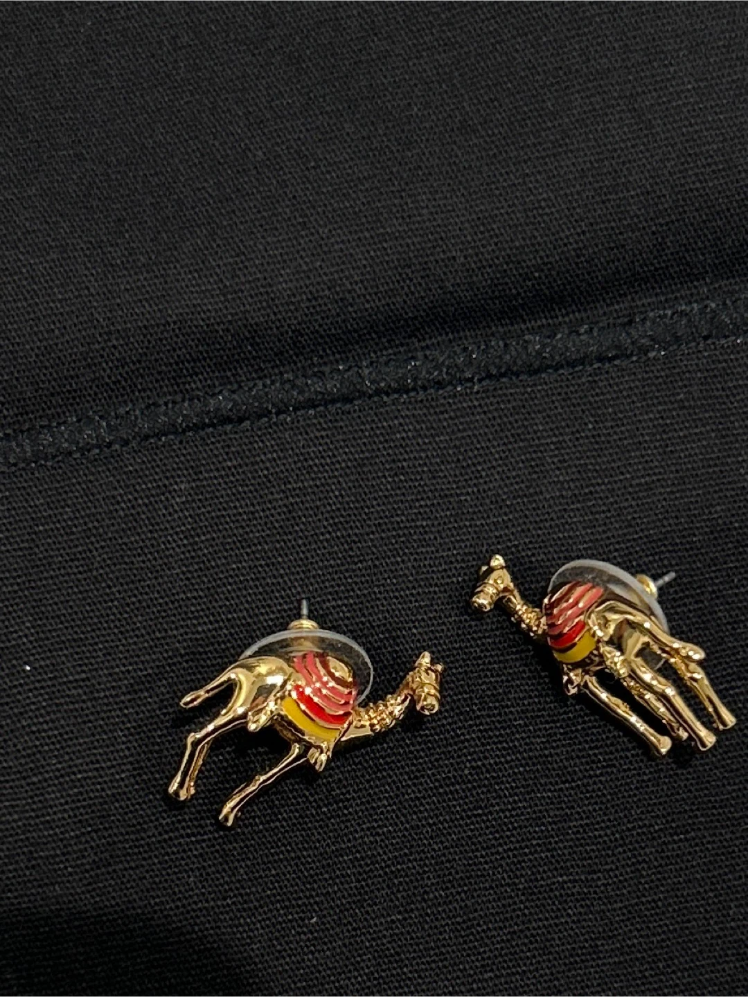Kate Spade Camel-Plated Gold Earrings