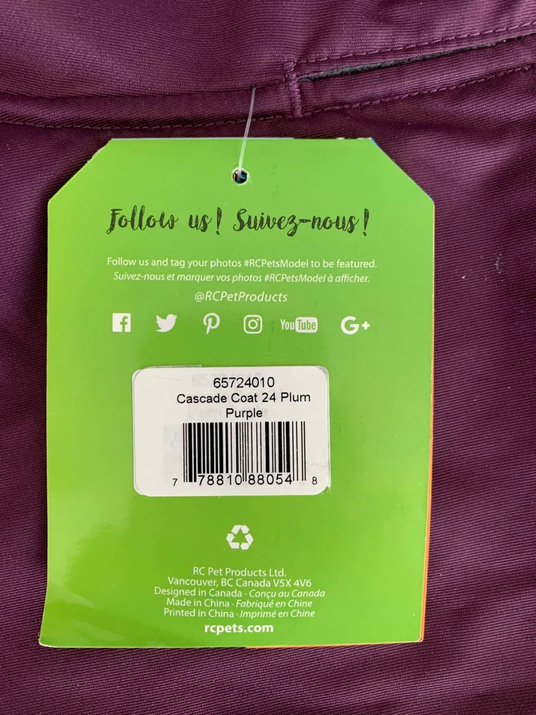 🐾 BRAND NEW! RC Pet coat for dogs, size 24 image indicator(3)