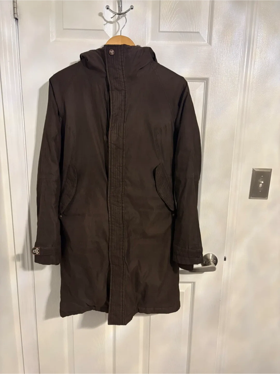 🧡TNA Parka Brown Small thumbnail