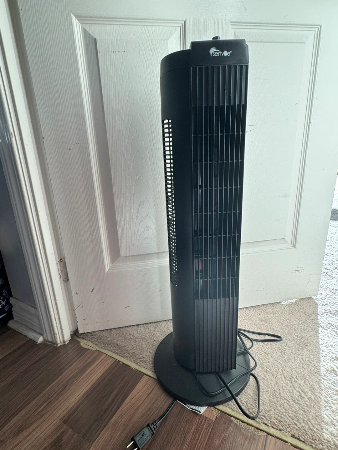 Senville Black Tower Fan - Oscillating & Powerful Cooling - photo 2