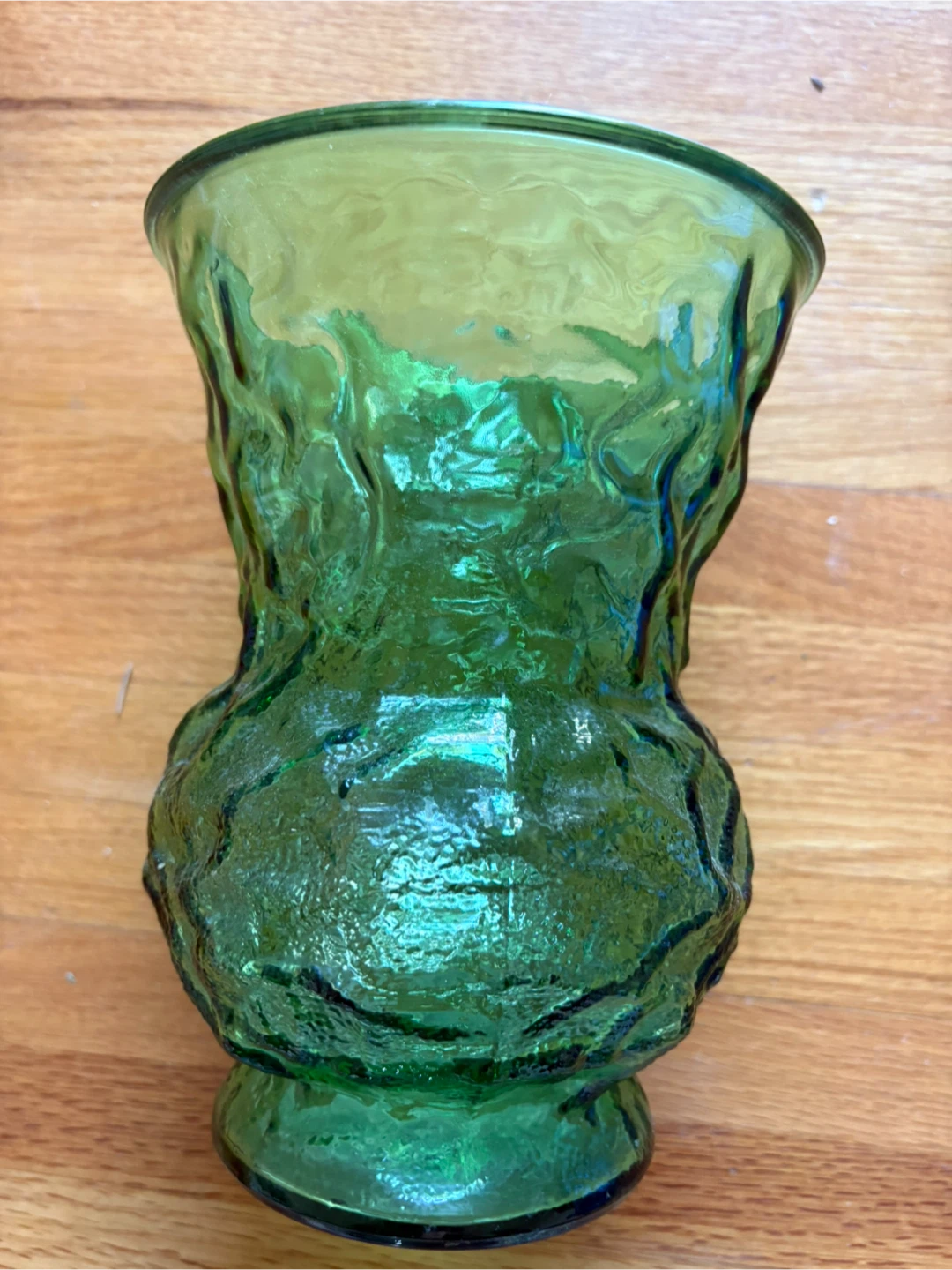 Green Glass Vase