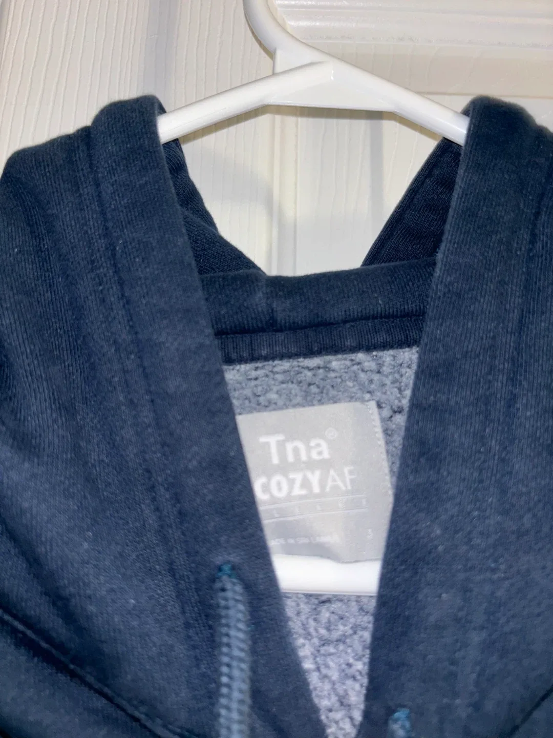 TNA Cozy AF Black Hoodie & Sweatpants Set - Size 3 image indicator(2)