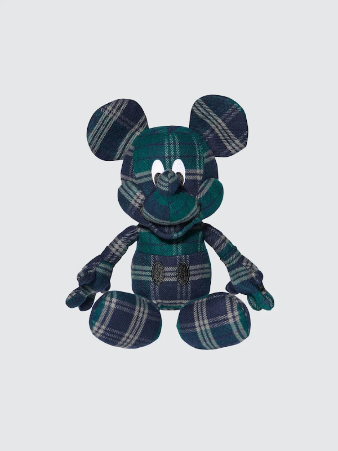 Disney Uniqlo Mickey Mouse Plaid Plush