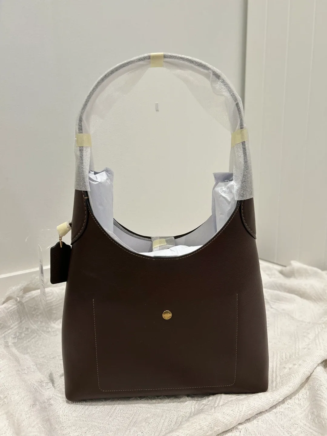 Brand new Coach Brooklyn Shoulder Bag 28/ brass maple image indicator(3)