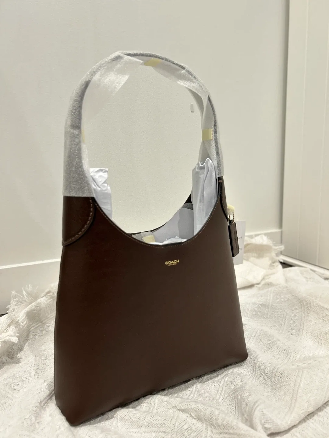 Brand new Coach Brooklyn Shoulder Bag 28/ brass maple image indicator(2)