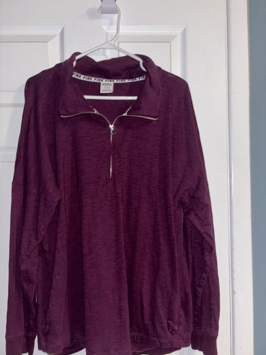 PINK Victoria's Secret Quarter Zip Pullover