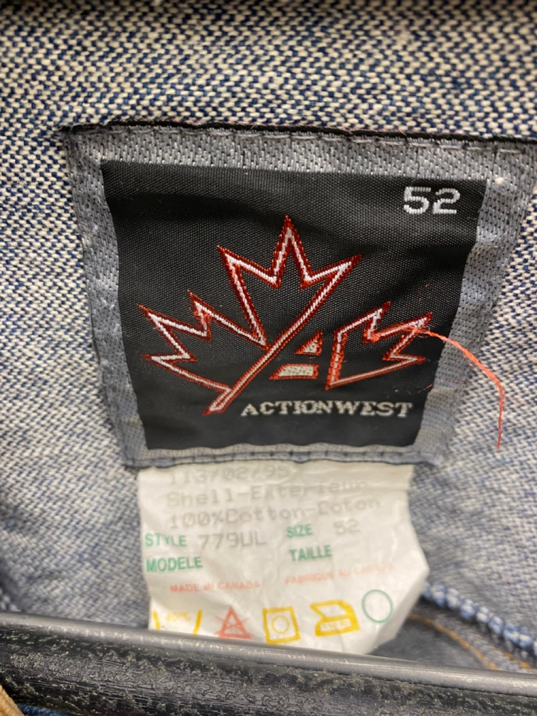 Actionwest Denim Jacket Size 52 - photo 4