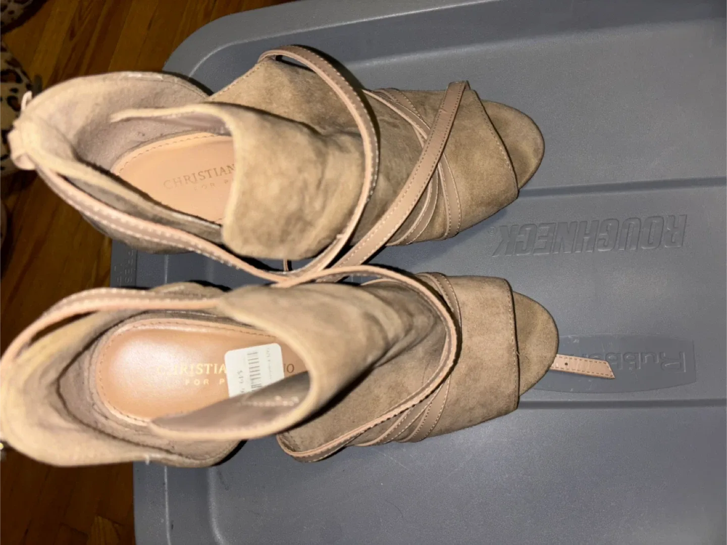 Open Toe Booties - Size 8 image indicator(2)