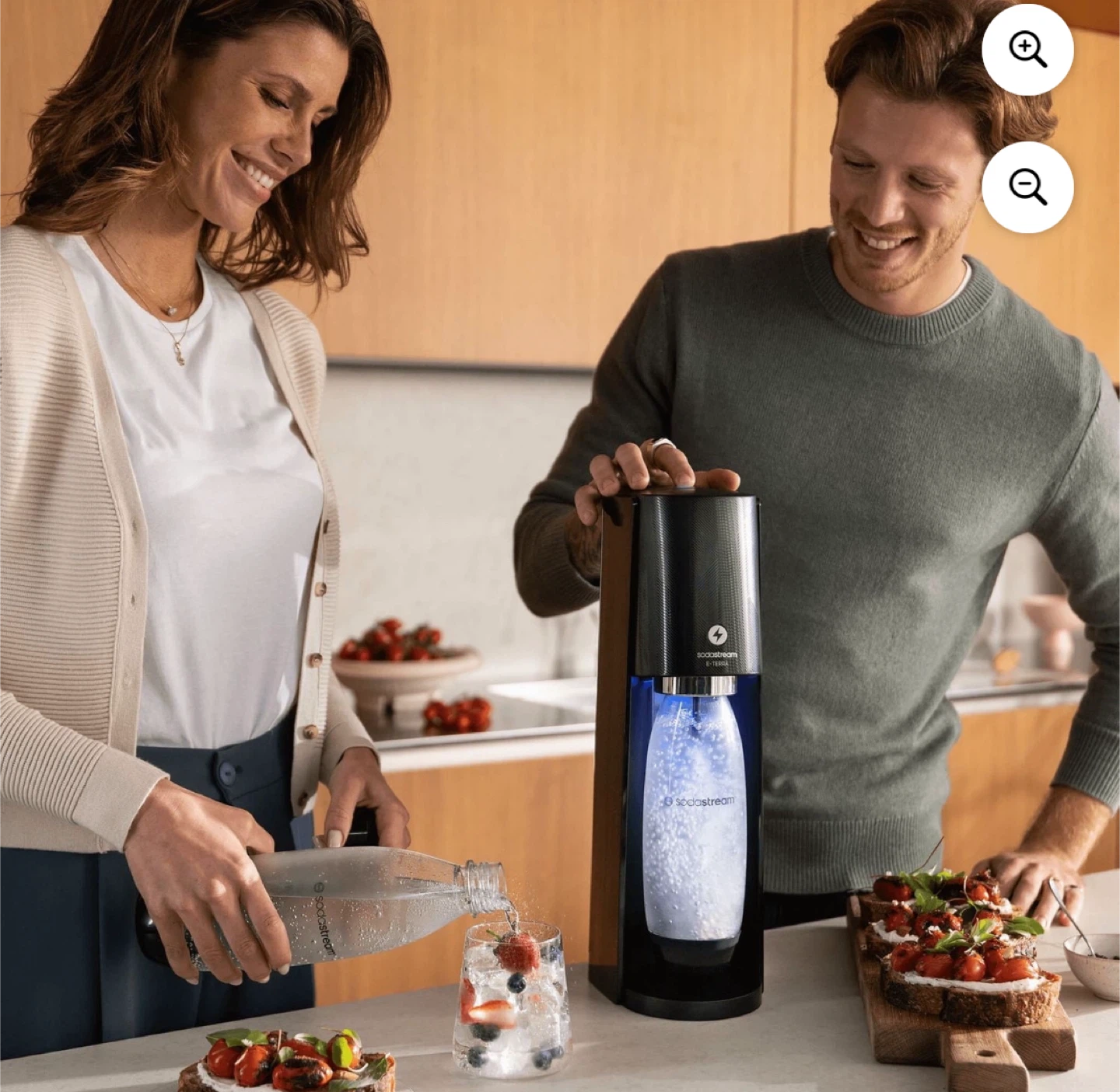 SodaStream E-Terra Sparkling Water Maker - photo 4