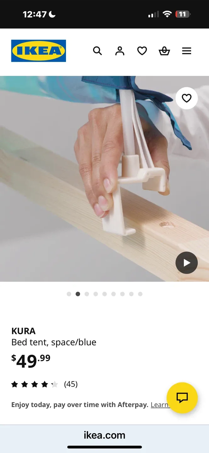 🥕ikea Kids Jungle Tent for a twin bed image indicator(6)