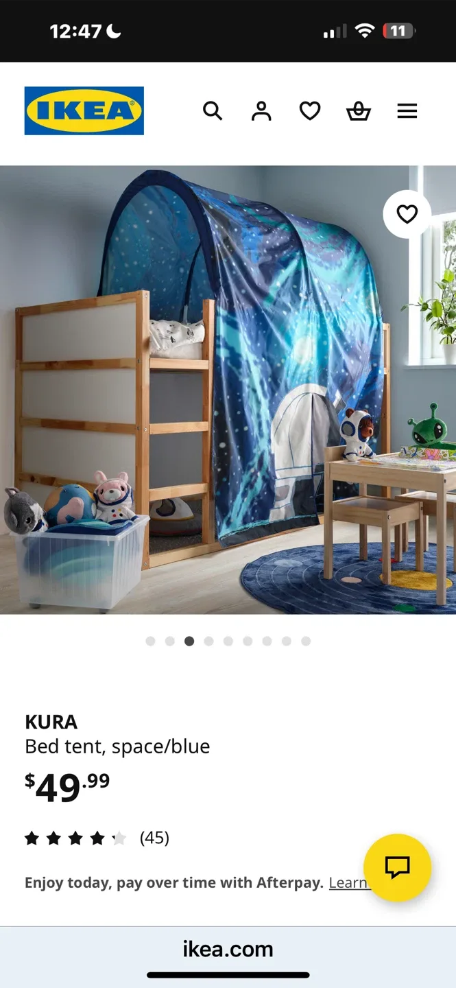 🥕ikea Kids Jungle Tent for a twin bed image indicator(4)