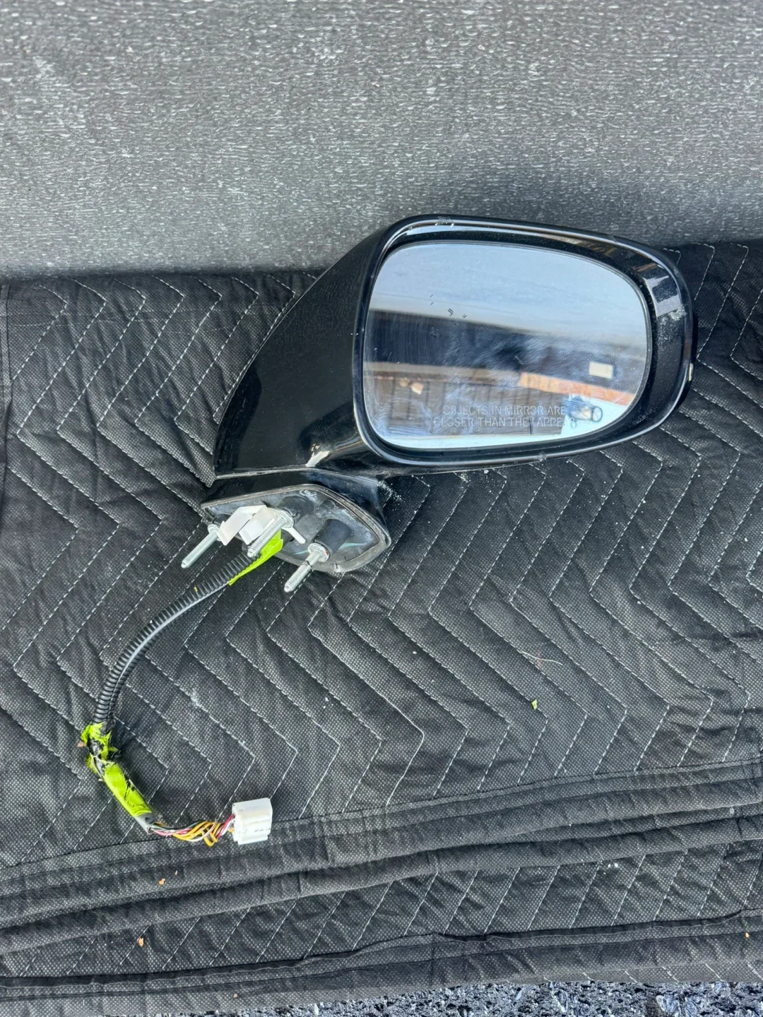 Car Side Mirror - Black for 2006-2013 Lexus IS 250/350 image indicator(2)