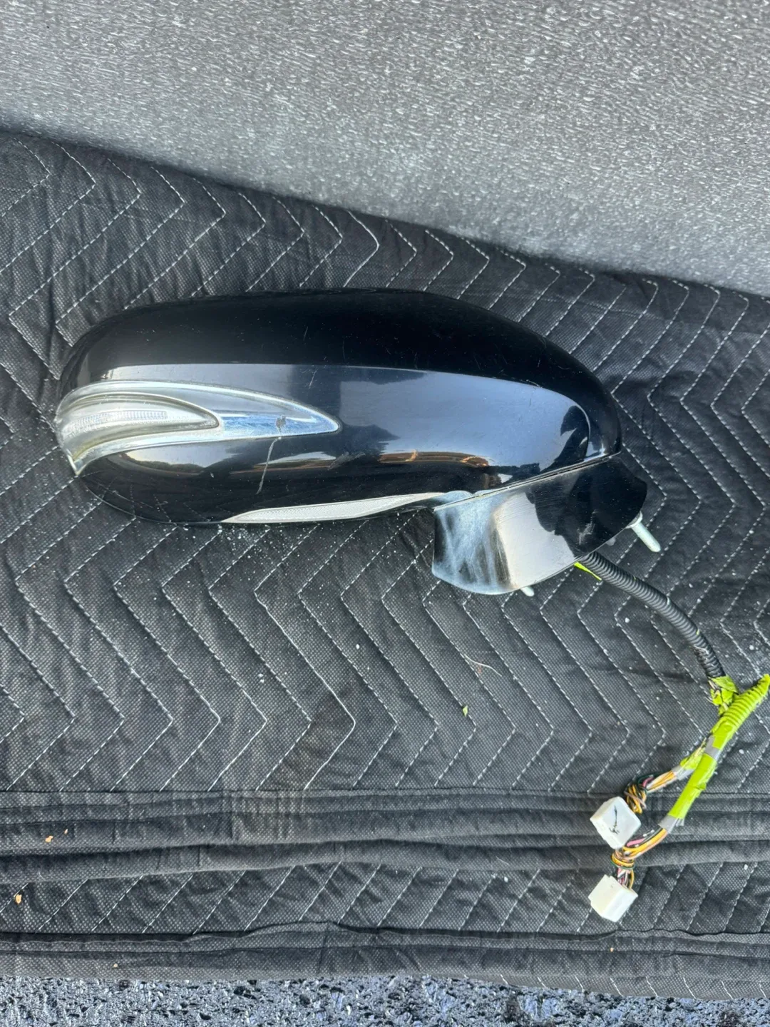 Car Side Mirror - Black for 2006-2013 Lexus IS 250/350 image indicator(5)