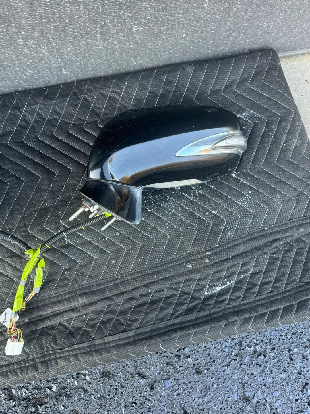 Car Side Mirror - Black for 2006-2013 Lexus IS 250/350 image indicator(6)