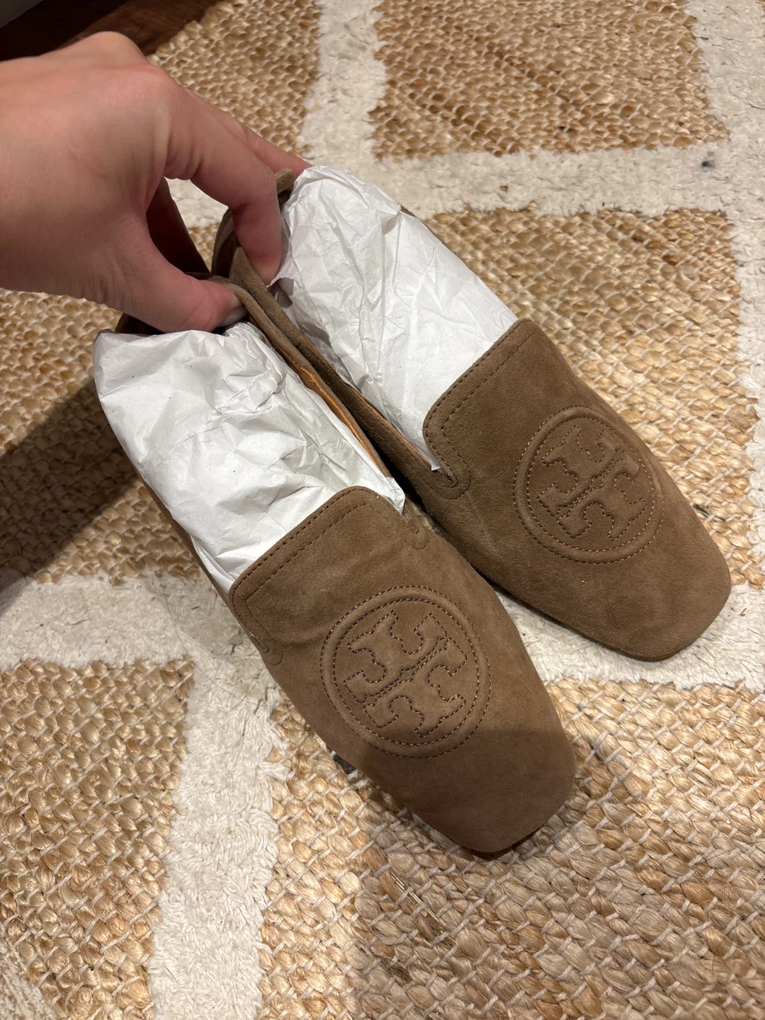 Tory Burch Suede Loafers - Size 6.5