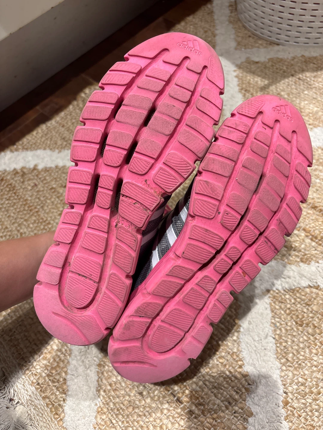 Adidas Climacool Running Shoes - Grey & Pink, US 9.5 - photo 2