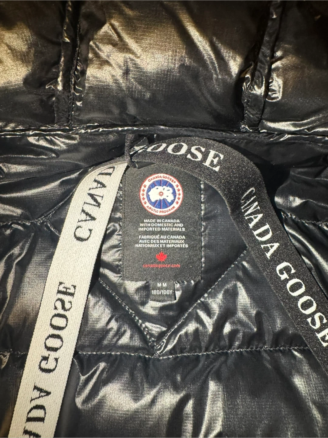 Canada Goose Black Down Puffer Jacket - Size M - photo 3
