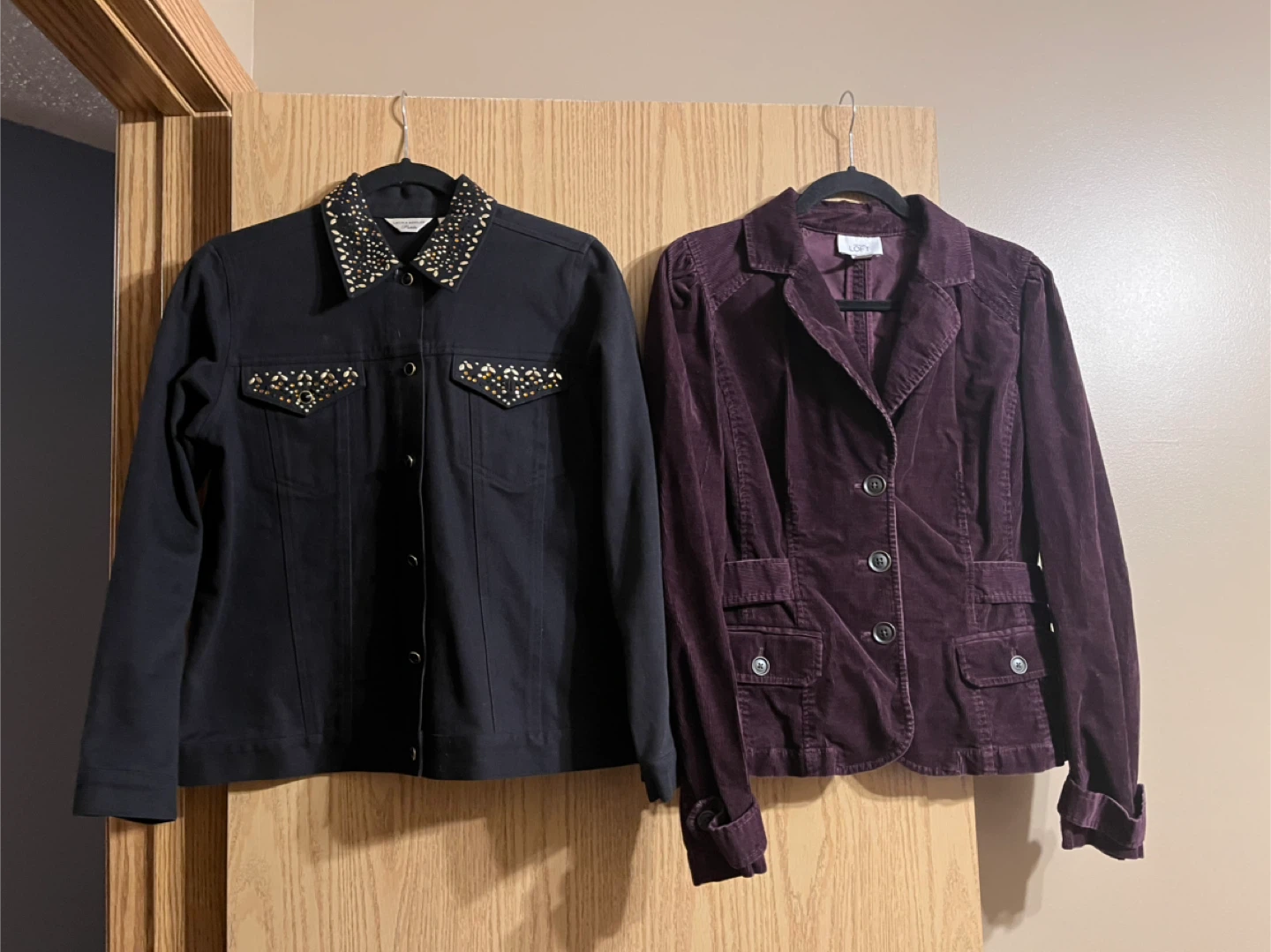 LADIES JEAN & CORDUROY JACKETS (Size Small)