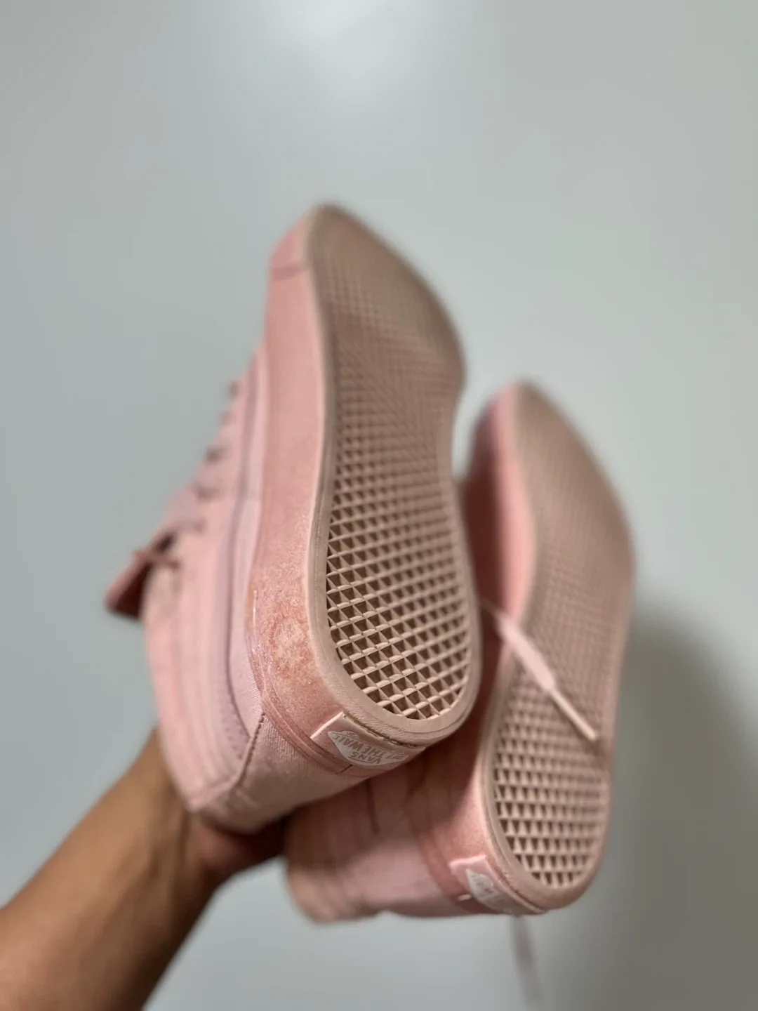 Vans Sk8-Hi Pink Canvas High-Top Sneakers image indicator(7)