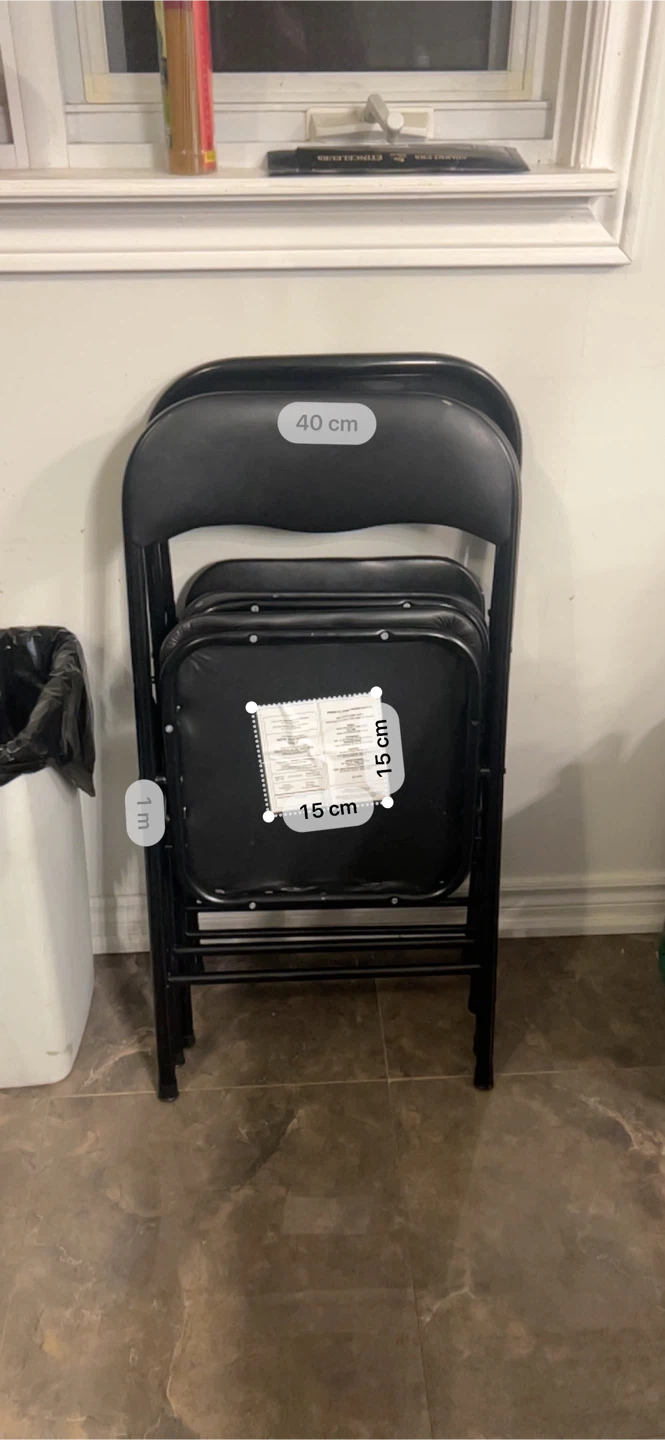 Black Folding Chair