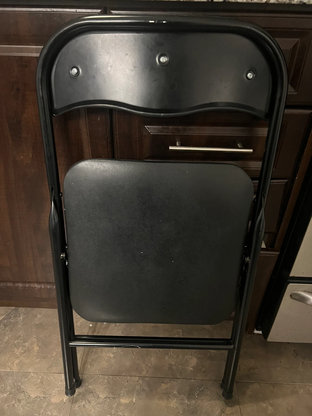 Black Folding Chair - photo 3
