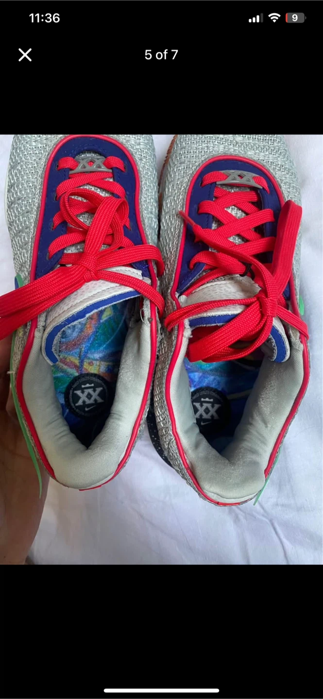 Lebron XX Light Silver Shoes - photo 5