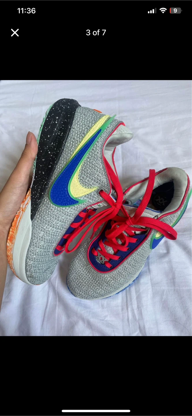 Lebron XX Light Silver Shoes - photo 3