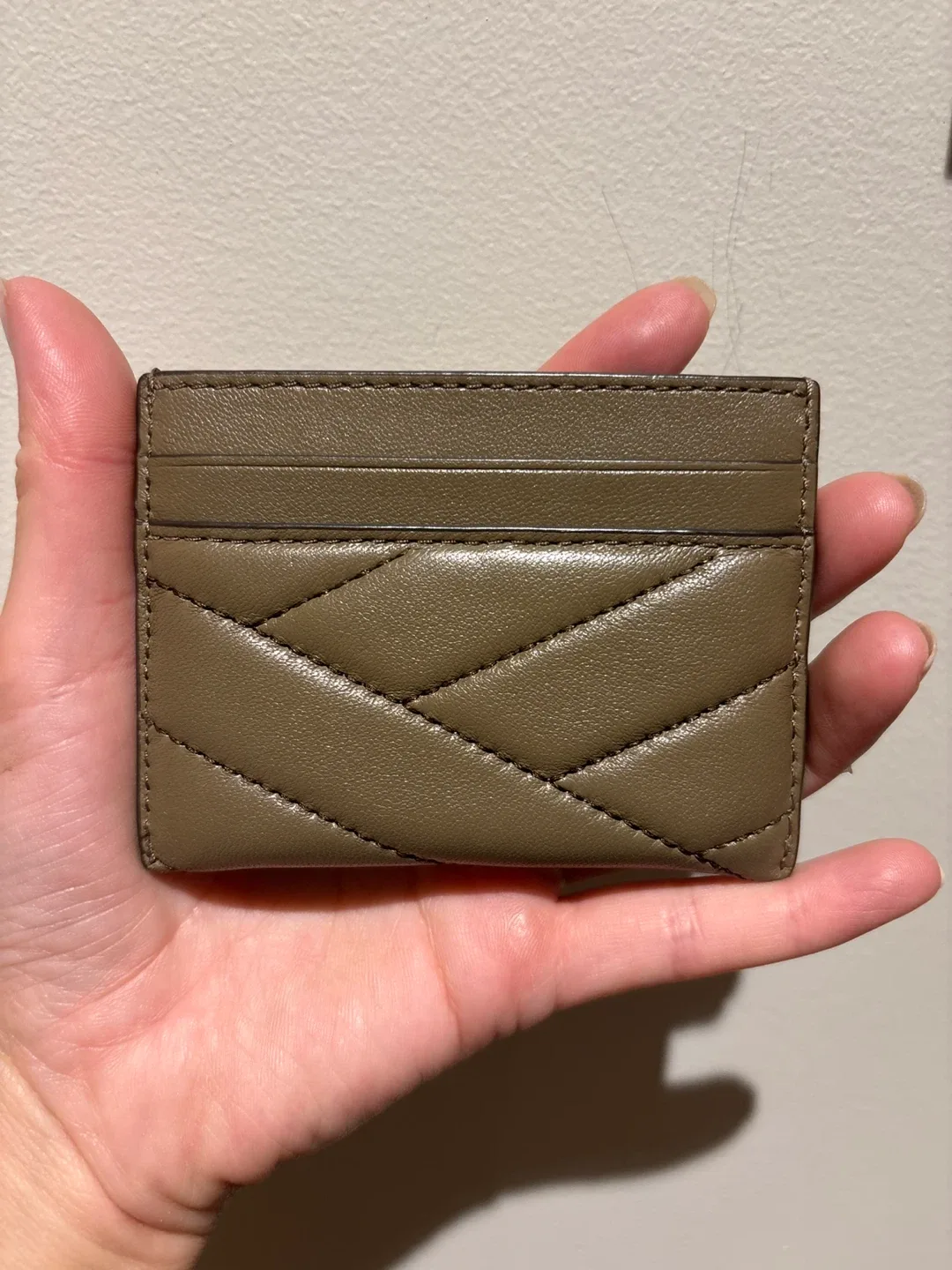 Tory Burch Kira Card Case - Olive grey image indicator(2)