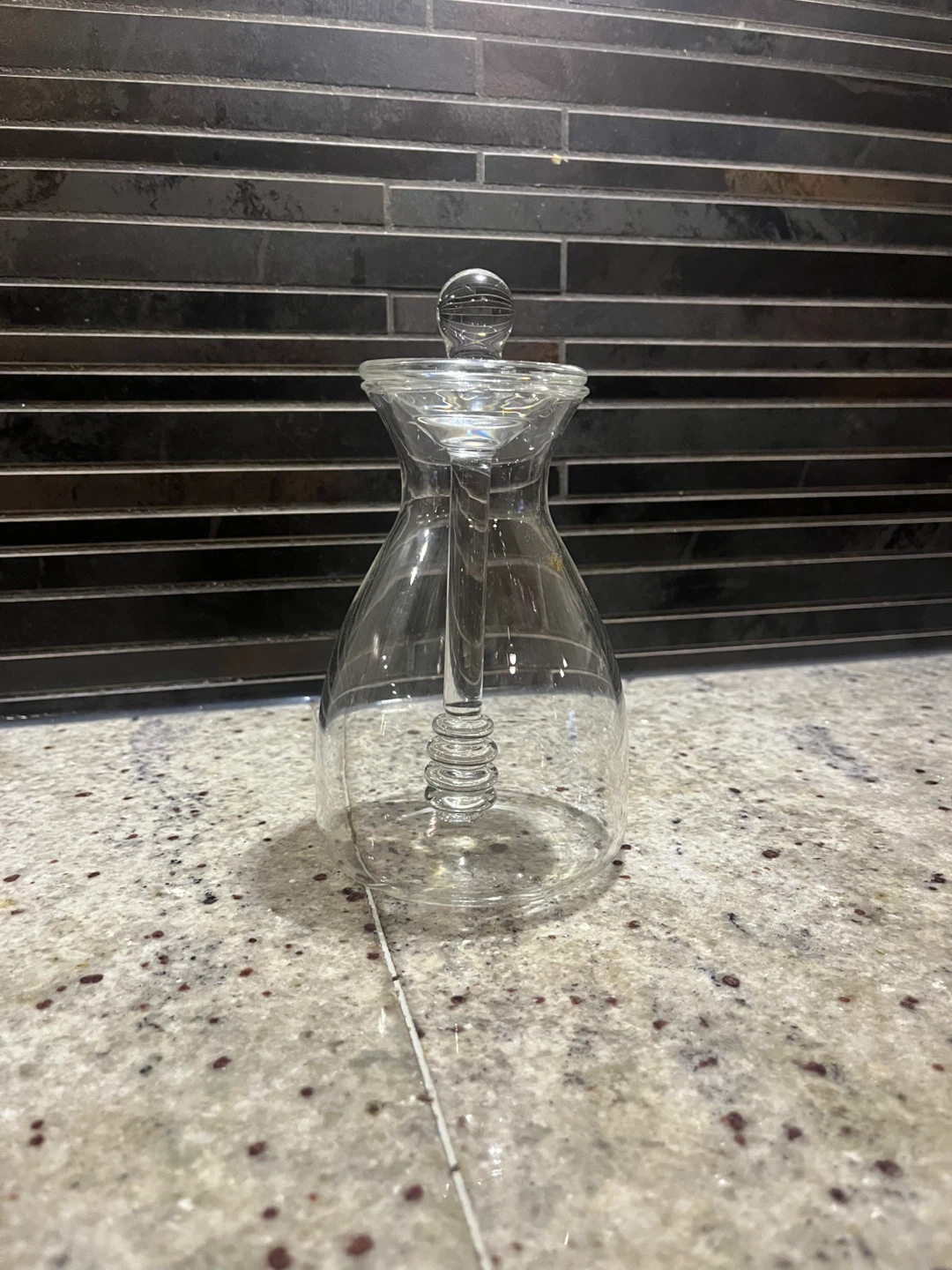 Glass Honey Jar with Dipper