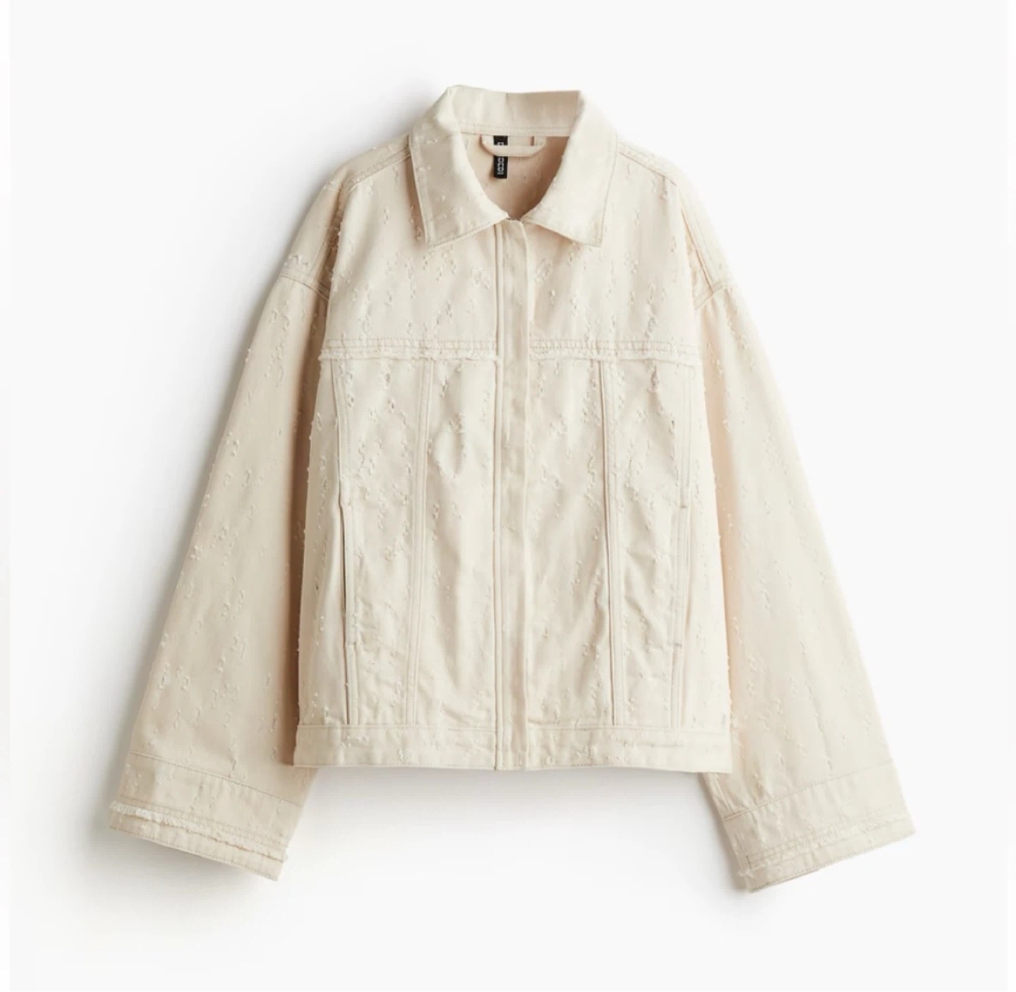 H&M Cream Denim Jacket - New with Tags!