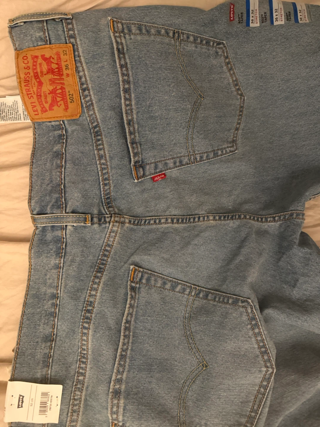 Brand New Levi's 502 Light Wash Jeans, 36 - photo 2