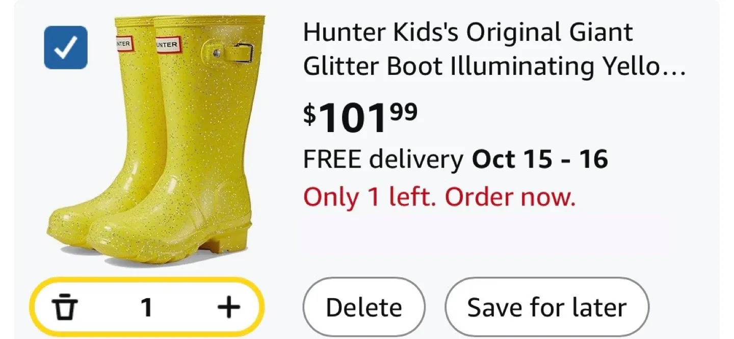 Kids Hunter Rain Boots (1G/13B) image indicator(9)