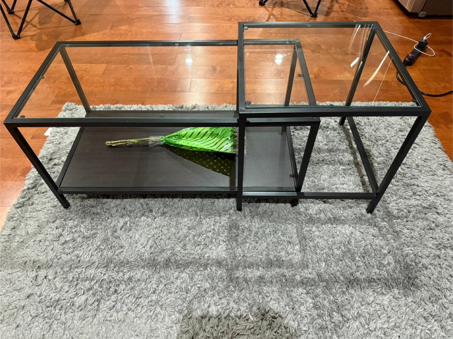 Black Glass Coffee Table