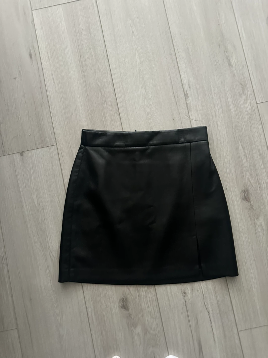 Wilfred Patio Faux Leather Mini Skirt - Size 2