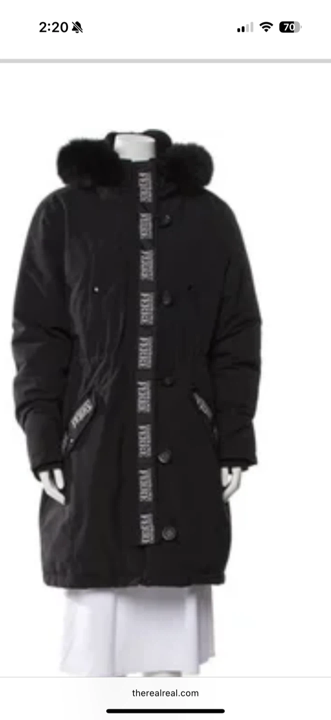 Gianfranco Ferre Black Padded Coat