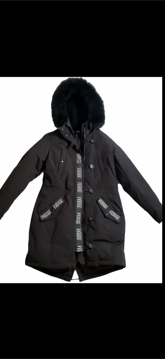 Gianfranco Ferre Black Padded Coat image indicator(2)