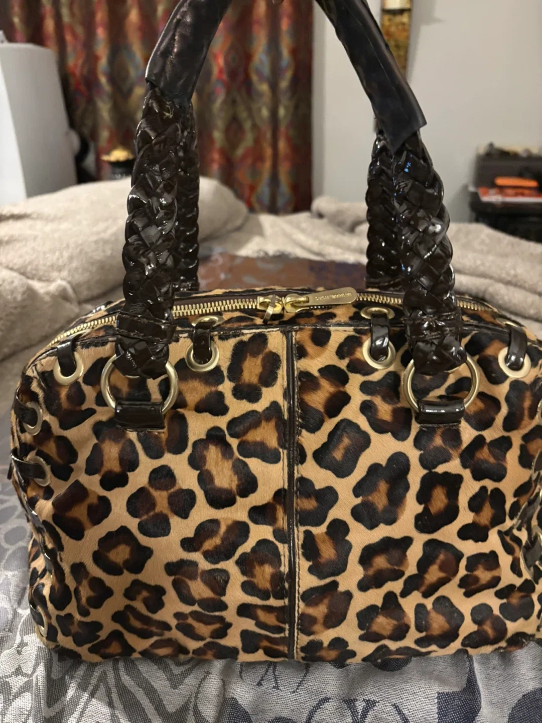 Michael Kors Leopard Print Handbag image indicator(2)