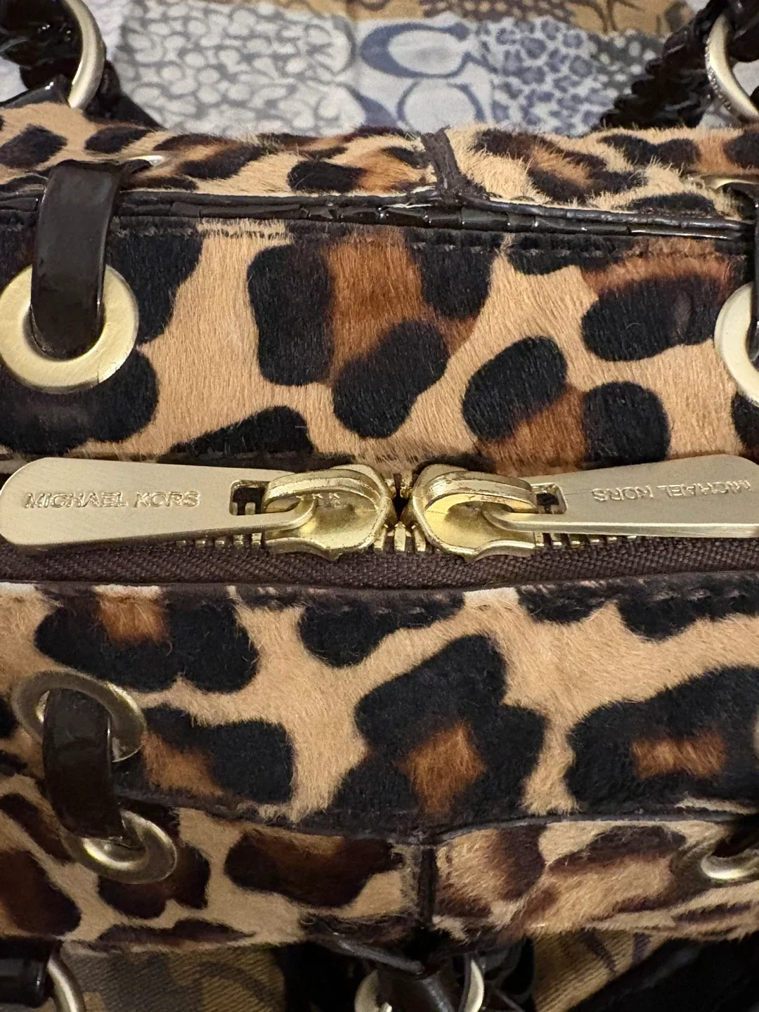 Michael Kors Leopard Print Handbag image indicator(5)