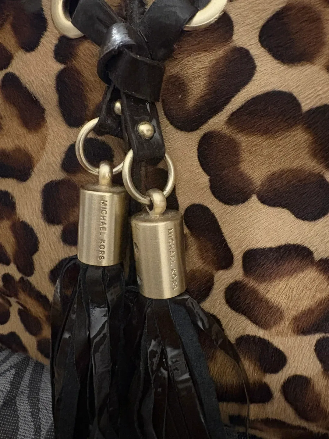 Michael Kors Leopard Print Handbag image indicator(9)